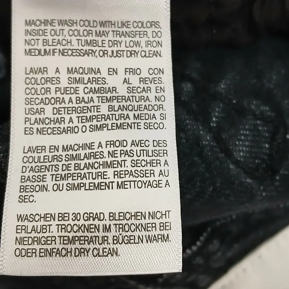 MOTHER Superior The Tomcat Ankle Jeans Wash on The Fly Black High Rise Size 27